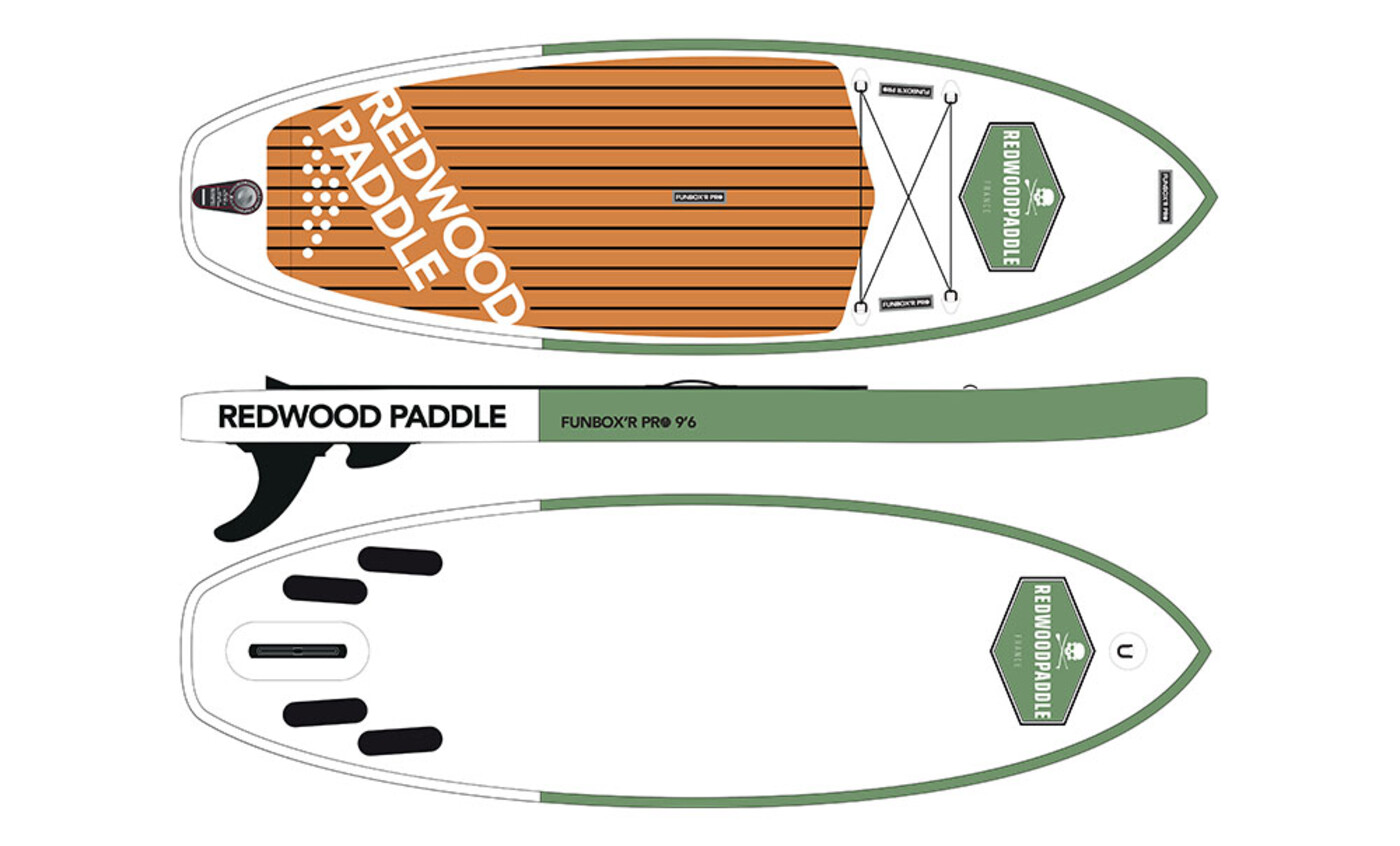 Redwood Paddle 2020 Funbox'R Pro Dropstich / Pvc woven